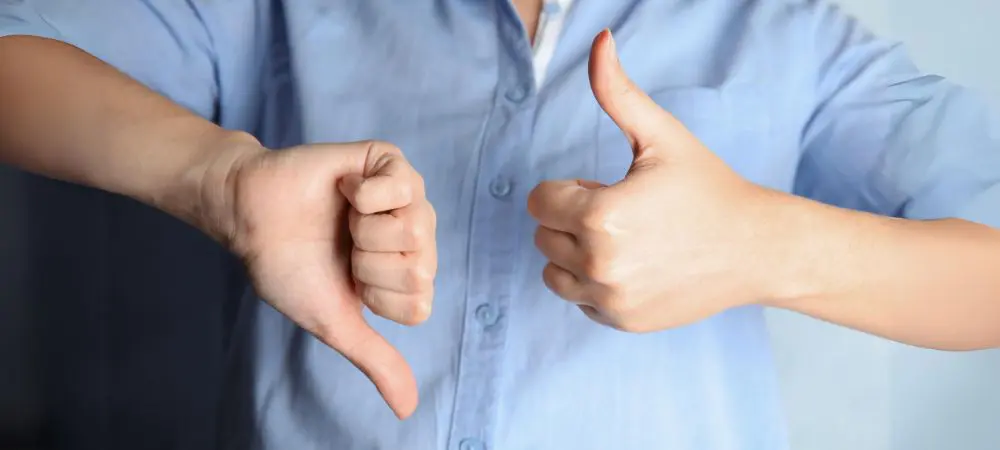 Daumen hoch oder Daumen runter?