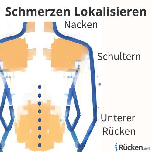 Nerv eingeklemmt Schmerzen an Rücken, Nacken, Schulter